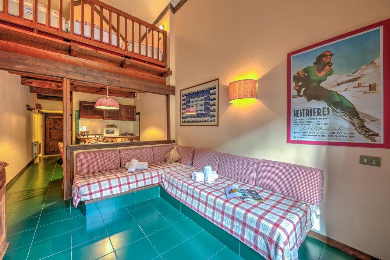 Grange Hike & Ski Sestriere Apartments - Happy Rentals المظهر الخارجي الصورة